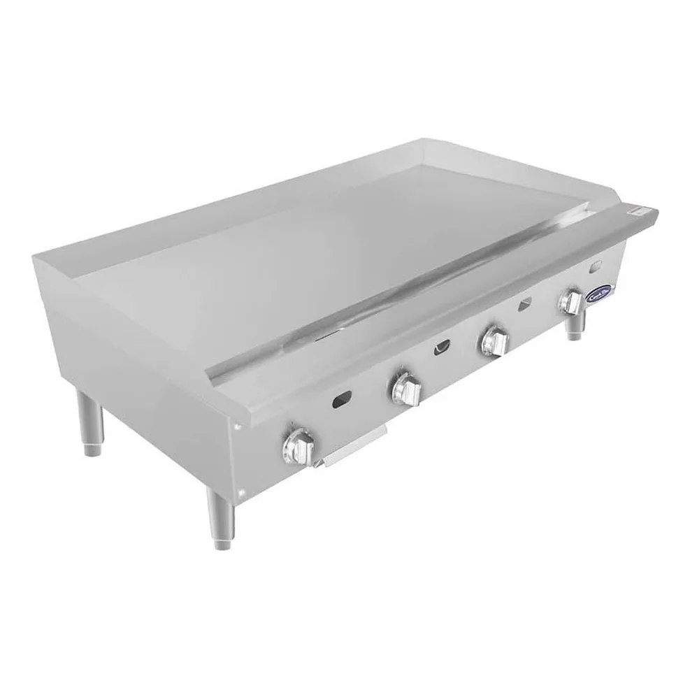Atosa USA ATTG-48 48" CookRite Countertop Gas Griddle w/ Thermostatic Controls, 100.000 BTU