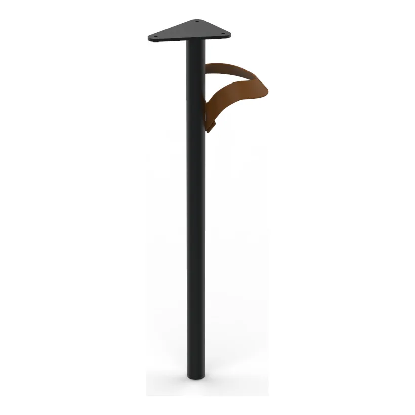 Steelite MGSGRBPB0101 Mogogo Grabit Table Leg, 18/10 Stainless Steel, Black Finish
