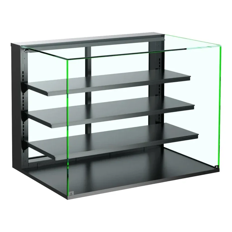 Structural Concepts NR4835DSV 47 3/4″ Full Service Ambient Bakery Case w/ Straight Glass – (4) Levels