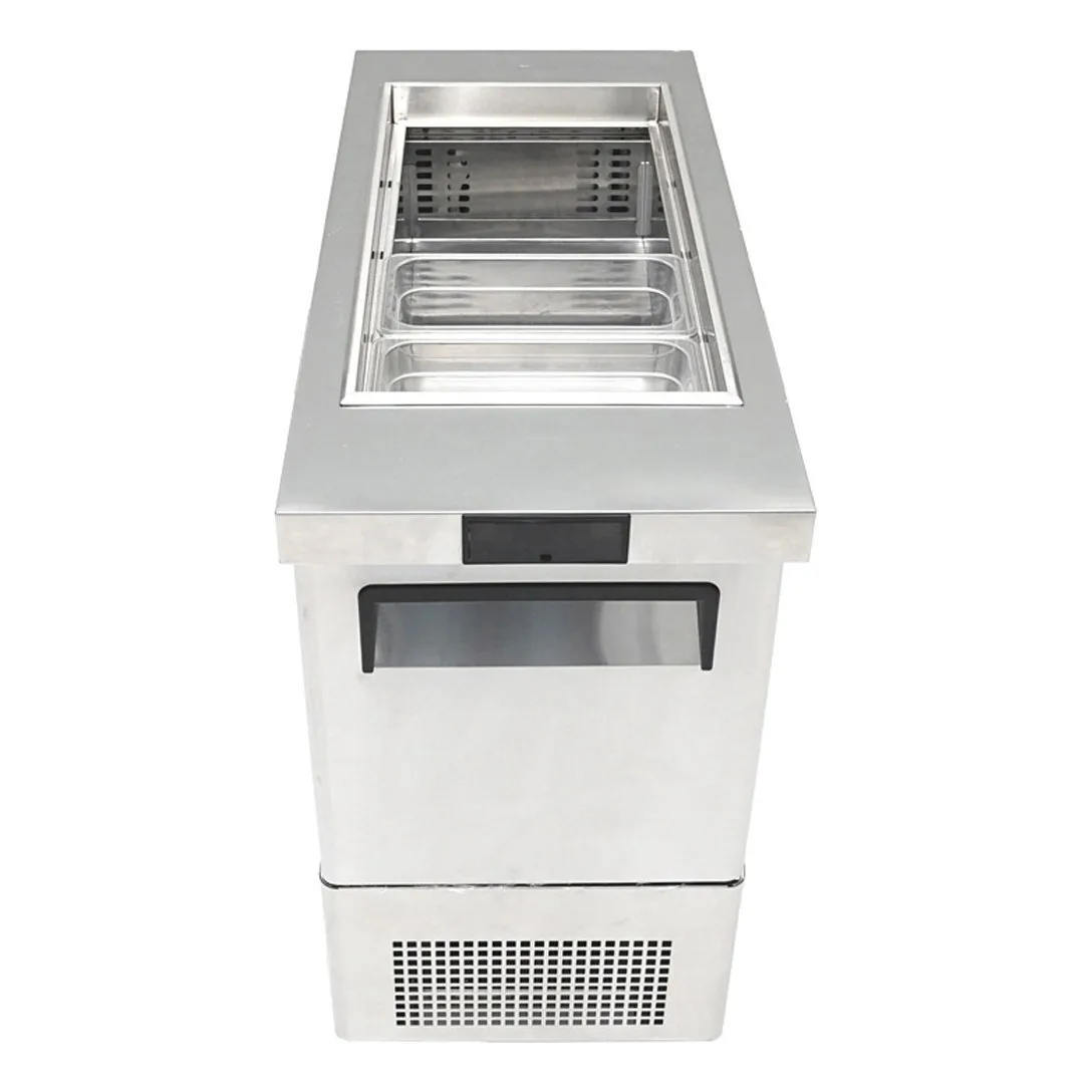 Atosa USA MSF17GR 17“ One Section Sandwich / Salad Prep Table w/ 1 Door, 8 pans 3.7 cu. ft.