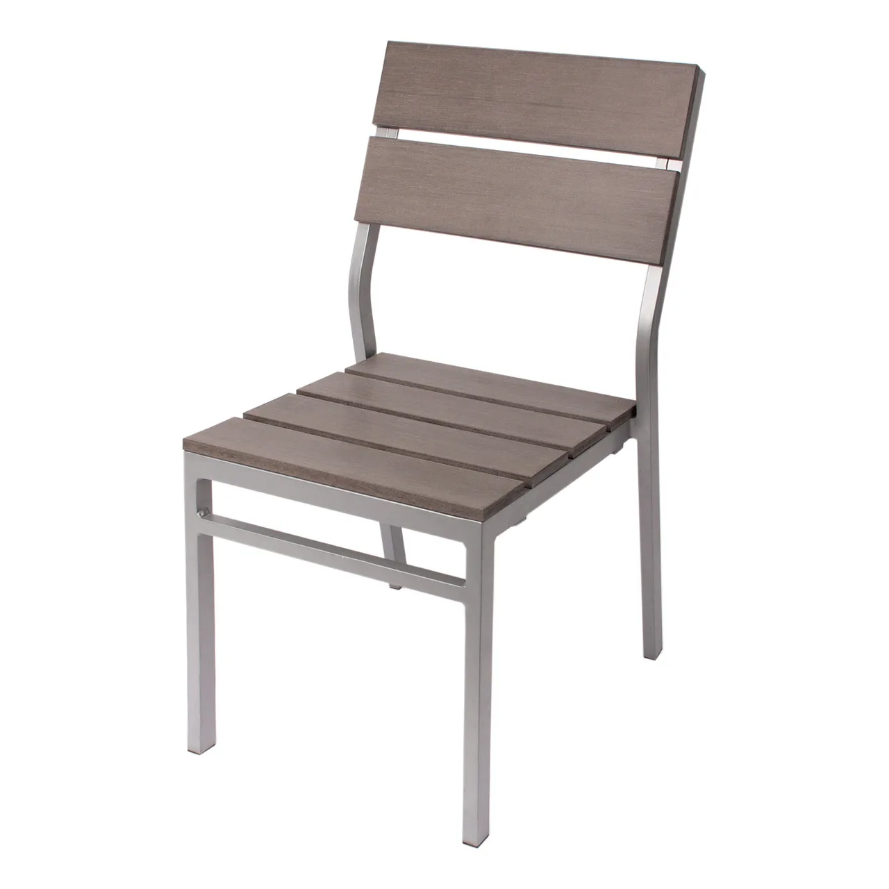 BFM Seating PH202CGRTK-SG Seaside Stacking Side Chair, Wide