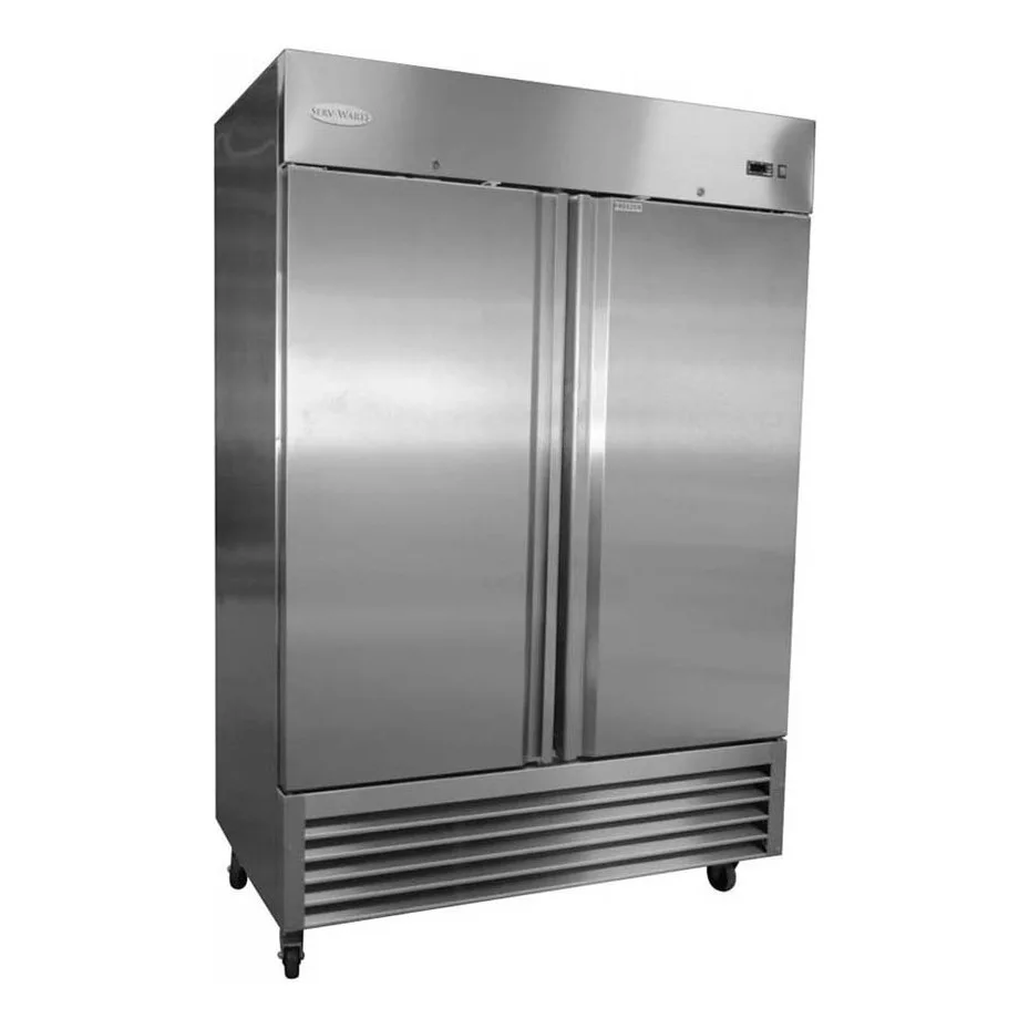 Serv-Ware RF2-HC 54″ Two Section Solid Door Reach-In Freezer