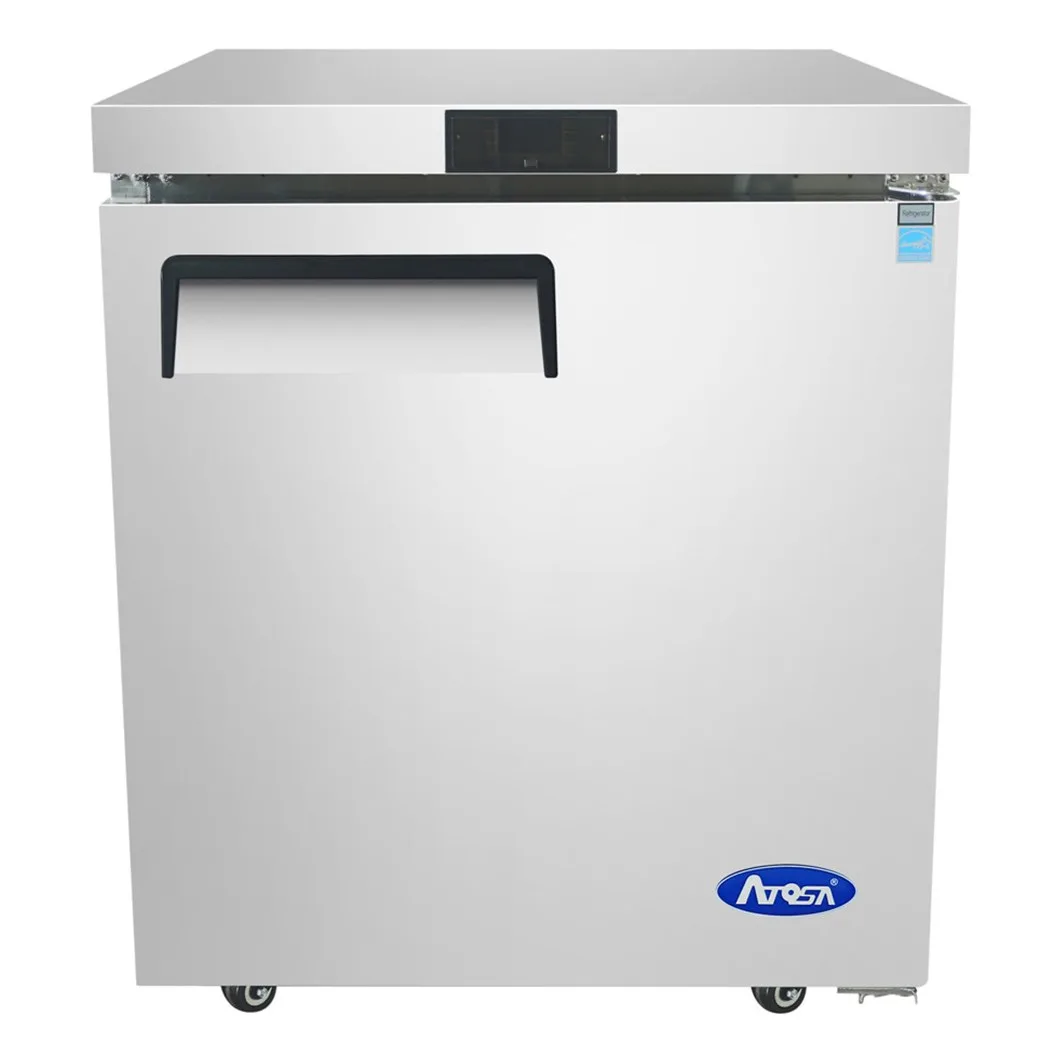 Atosa USA MGF8405GRL 27" 1-Section Undercounter Freezer w/ 1 Door, Stainless Steel, 7.15 cu. ft.