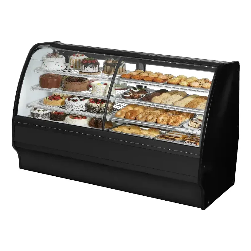 True TGM-DZ-77-SC/SC-S-S 77″ Dry / Refrigerated Bakery Case, Stainless Steel