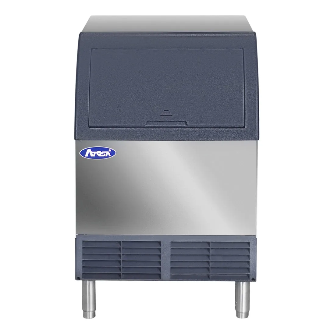 Atosa USA YR280-AP-161 24" Air Cooled Half Cube 283 lb Undercounter Ice Machine with 88 lb Bin
