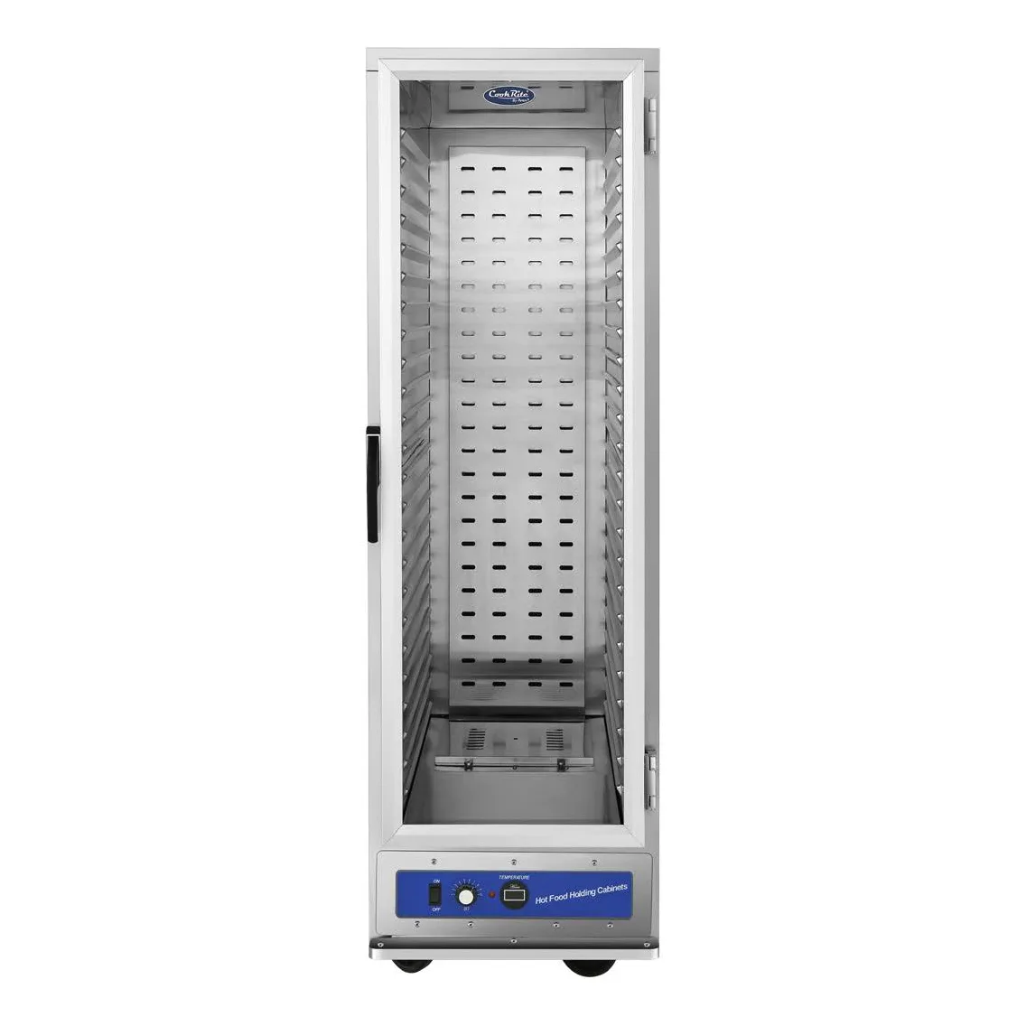 Atosa USA ATWC-24 Full Height 1-Door Clear Heated Holding Cabinet, 24 Pans, Stainless Steel