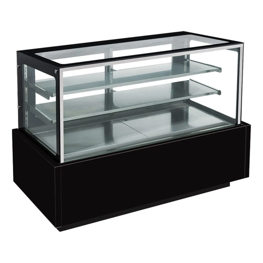 Dukers DDM36R 36" Full Service Bakery Case w/ Straight Glass - (3) Levels, 115v