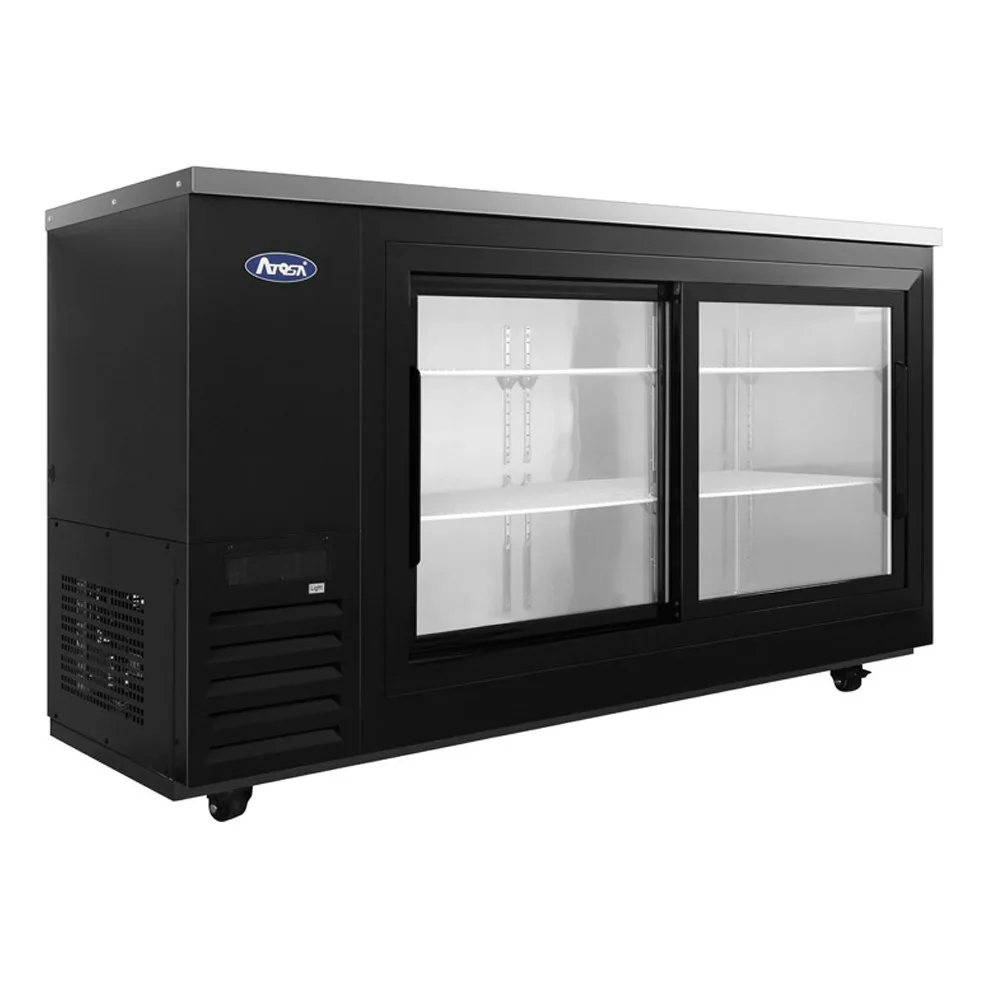 Atosa USA SBB69SGGRAUS2 Refrigerated Back Bar Cabinet