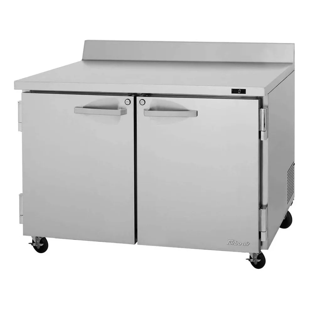 Turbo Air PWF-48-N 48″ 2-Section Worktop Freezer w/ 2 Doors, 12.8 cu. ft.