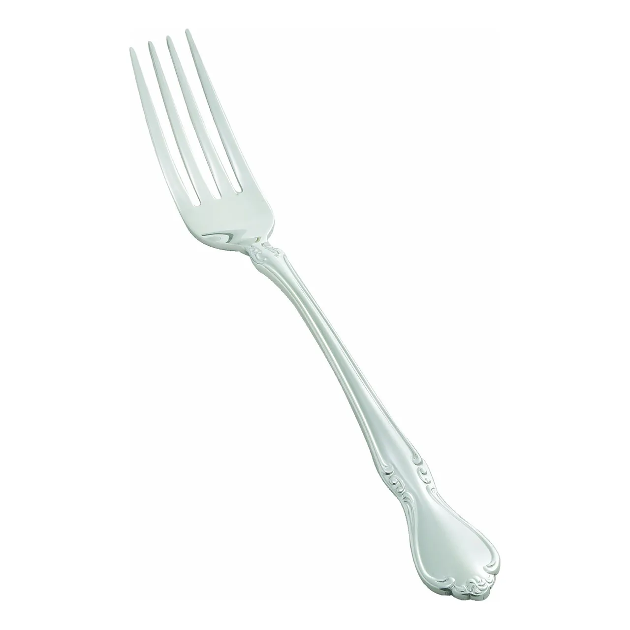Winco 0039-11 Dinner Fork, 8-1/8" Mirror Finish, Heavy 18/8 Stainless Steel, Chantelle - 1 Dozen