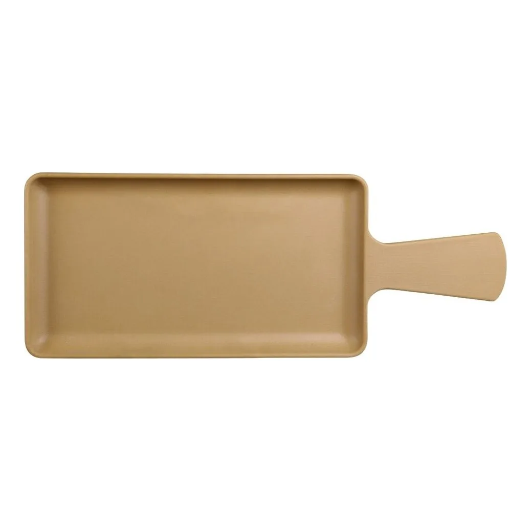 GET ECO10346RCFP-PB Serving Board, 10-3/4" x 6" x 3/4"H, Melamine/Bamboo, Resistant, Dishwasher Safe