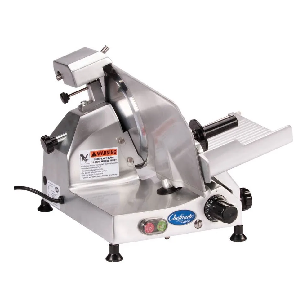 Globe C10 Manual Meat Slicer w/ 10″ Blade, Belt Driven, Aluminum, 1/4 hp