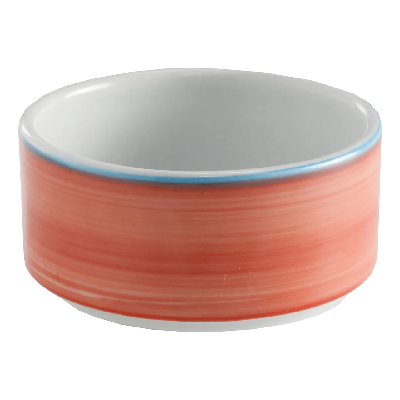 GET PA1602905124 Soup Cup, 11 Oz, 4" Dia, Blue Porcelain, Stackable, Microwave Scratch‑Res - Dozen