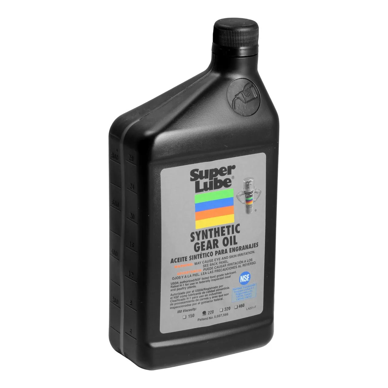Alfa International 54200 Super Lube Synthetic Gear Oil, 1 Quart, Food Grade, Nsf