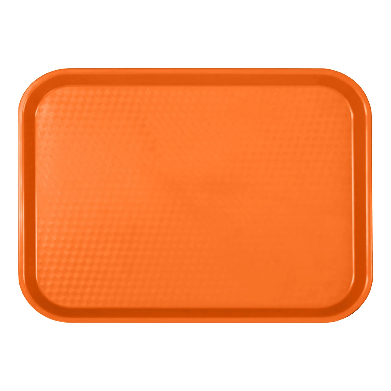 Thunder Group PLFFT1014RR Fast Food Tray, 10-1/2" X 13-5/8", Rectangular, Polypropylene, Orange