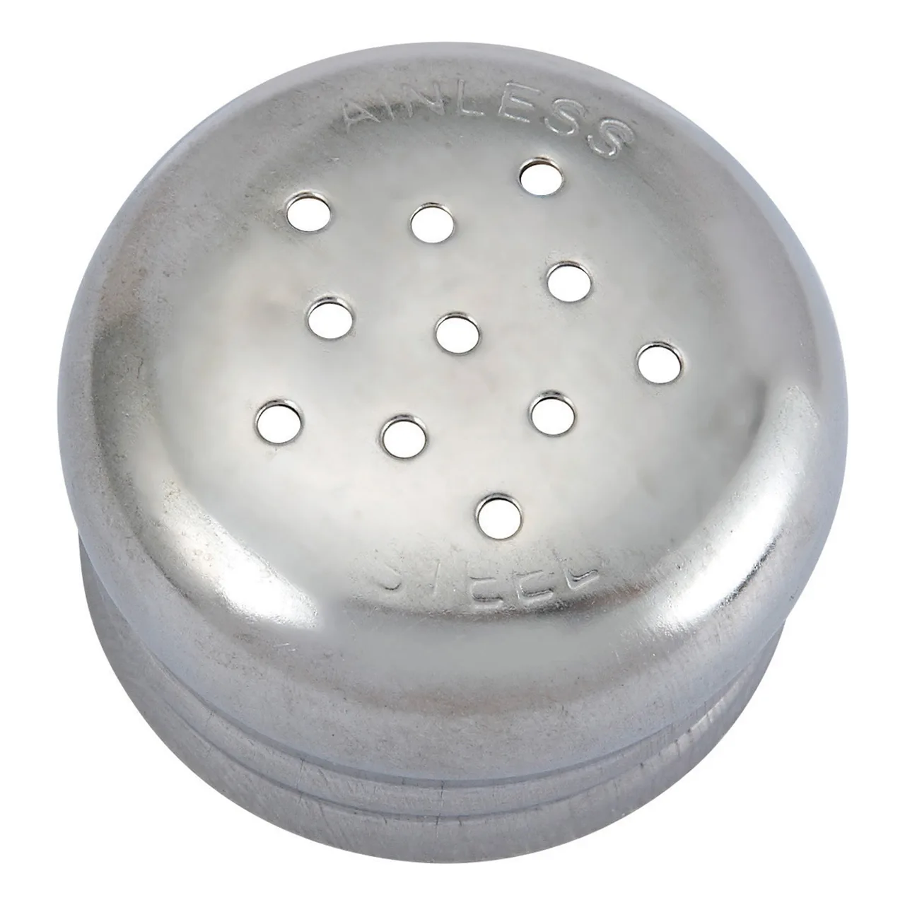Winco G-109C Glass Mushroom Shaker Top, Stainless Steel for G-109 Model, Kitchenware - 1 Dozen