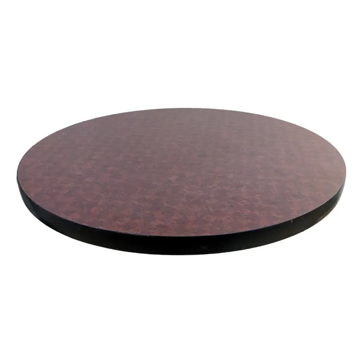 AAA Furniture Wholesale TT48R-BLK Laminate Table Top, T-Mold Edge, Round
