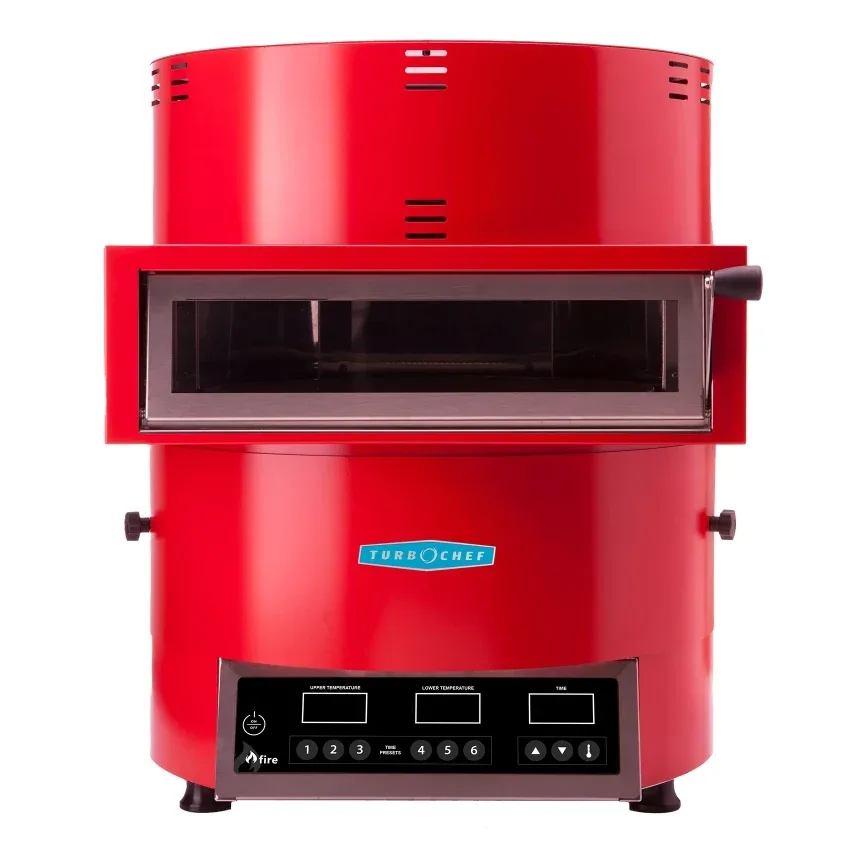 TurboChef FIRE Countertop Pizza Oven – Single Deck, 208 240v/1ph, Red
