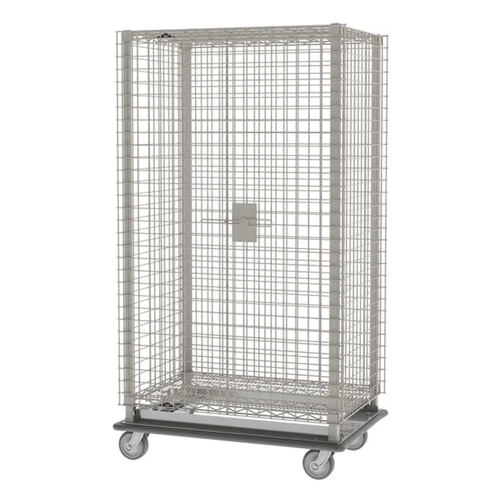Metro MQSEC55LE MetroMax Q Heavy Duty Mobile Security Shelving Unit, 28" x 51" x 69"