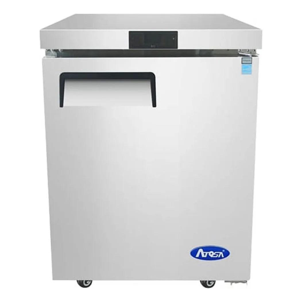 Atosa USA MGF24FGR 24" 1-Section Undercounter Freezer w/ 1 Door, 4.8 cu. ft.