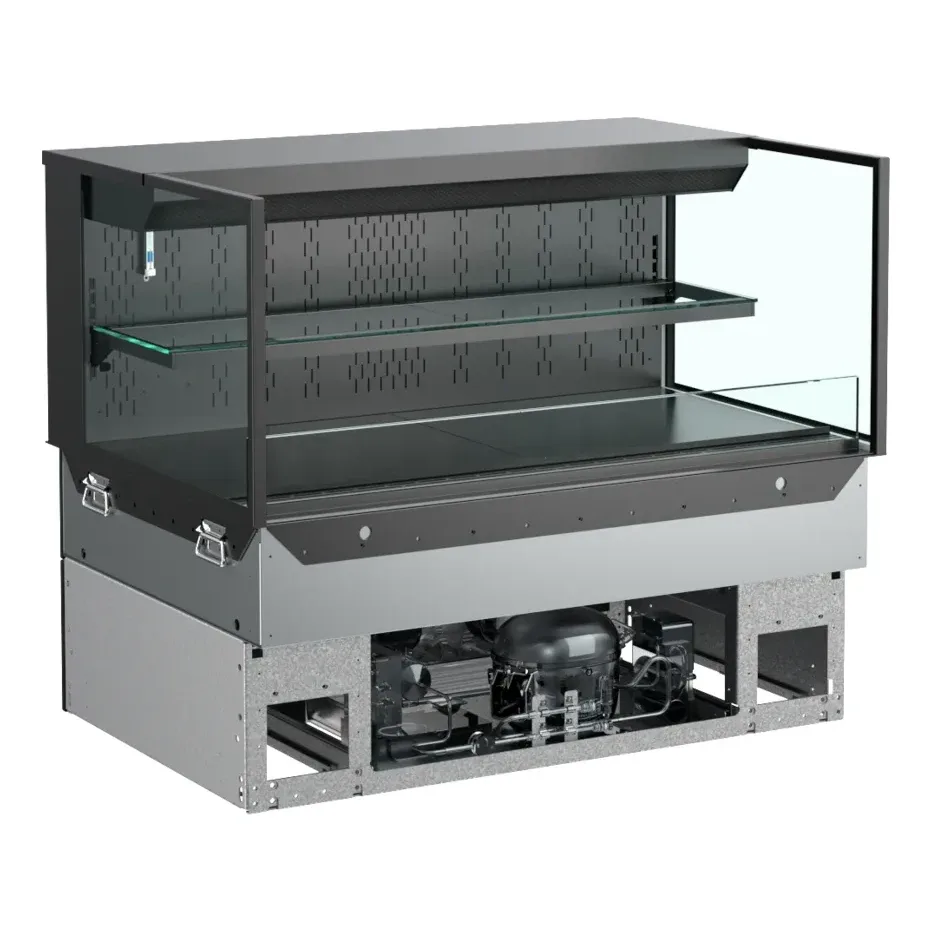 Structural Concepts NE3620RSSV 35 3/4″ Reveal® Drop-In Horizontal Open Air Cooler w/ (2) Levels, 110/120v