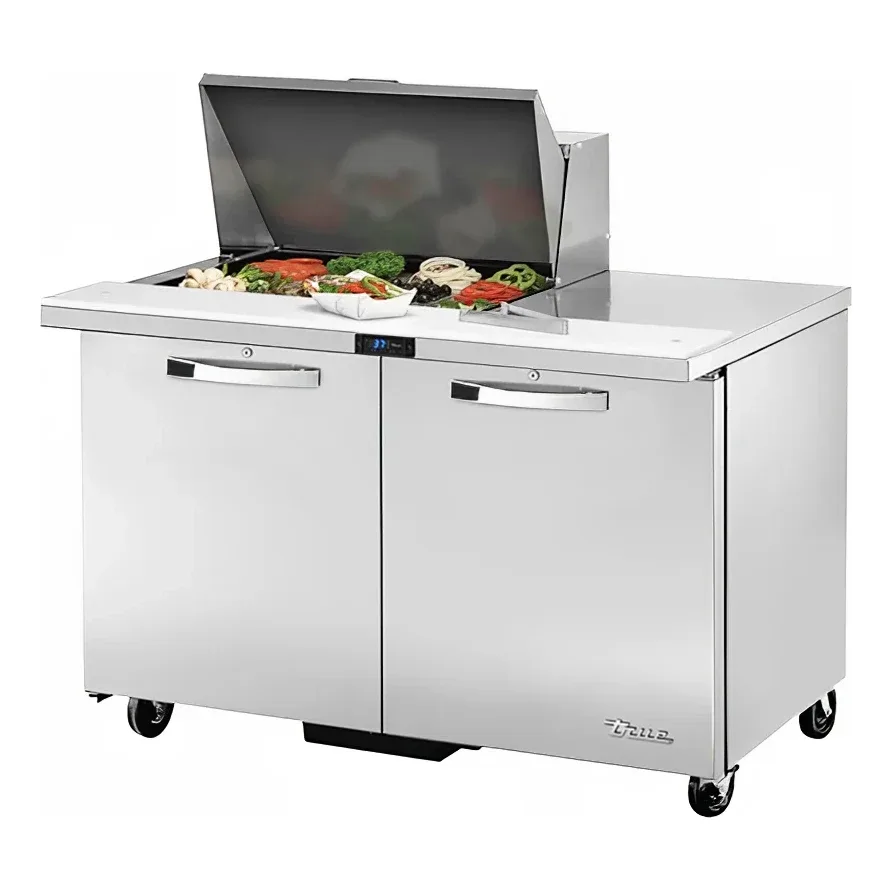 True TSSU-48-12M-B-HC~SPEC3 48″ Spec Series® Mega Top Sandwich/Salad Prep Table w/ Refrigerated Base, 115v