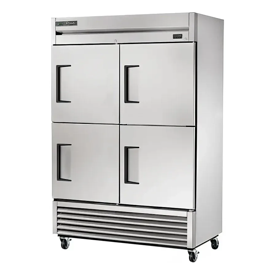 True T-49F-4-HC 54″ Two Section Reach In Freezer, (4) Solid Right Hinged Doors, 115v