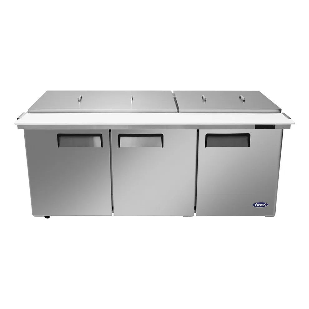 Atosa USA MSF8308GR-NTCV 72“ Three Section Mega Top Sandwich Prep Table