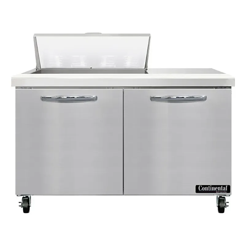 Continental SW48N12M 48″ Sandwich/Salad Prep Table w/ Refrigerated Base, 115v