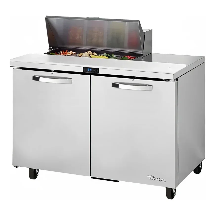 True TSSU-48-08-HC~SPEC3 48″ Spec Series® Sandwich/Salad Prep Table w/ Refrigerated Base, 115v