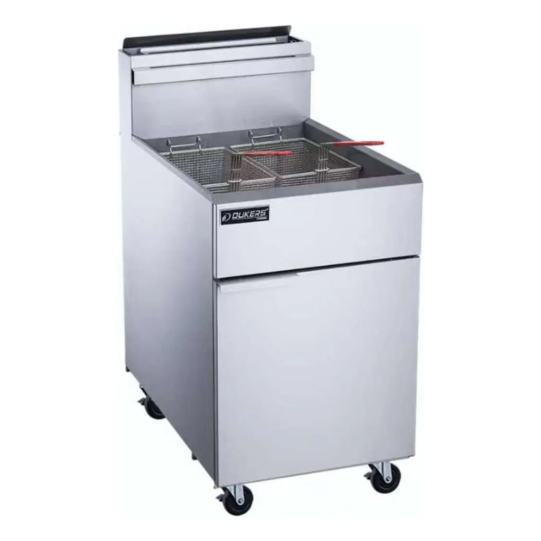 Dukers DCF5-LPG Gas Fryer - (1) 70 lb Vat, Floor Model, Liquid Propane