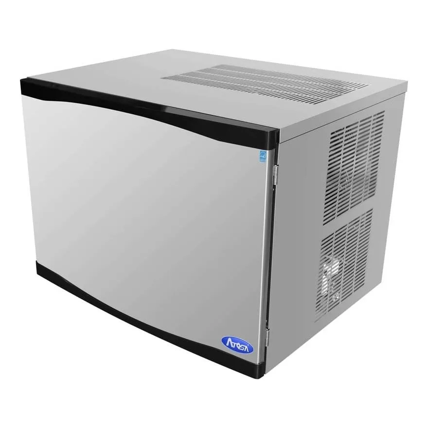 Atosa USA YR450-AP-161/CYR400P Air-Cooled Half Cube 460 lbs Ice Maker with 396 lbs Storage Bin