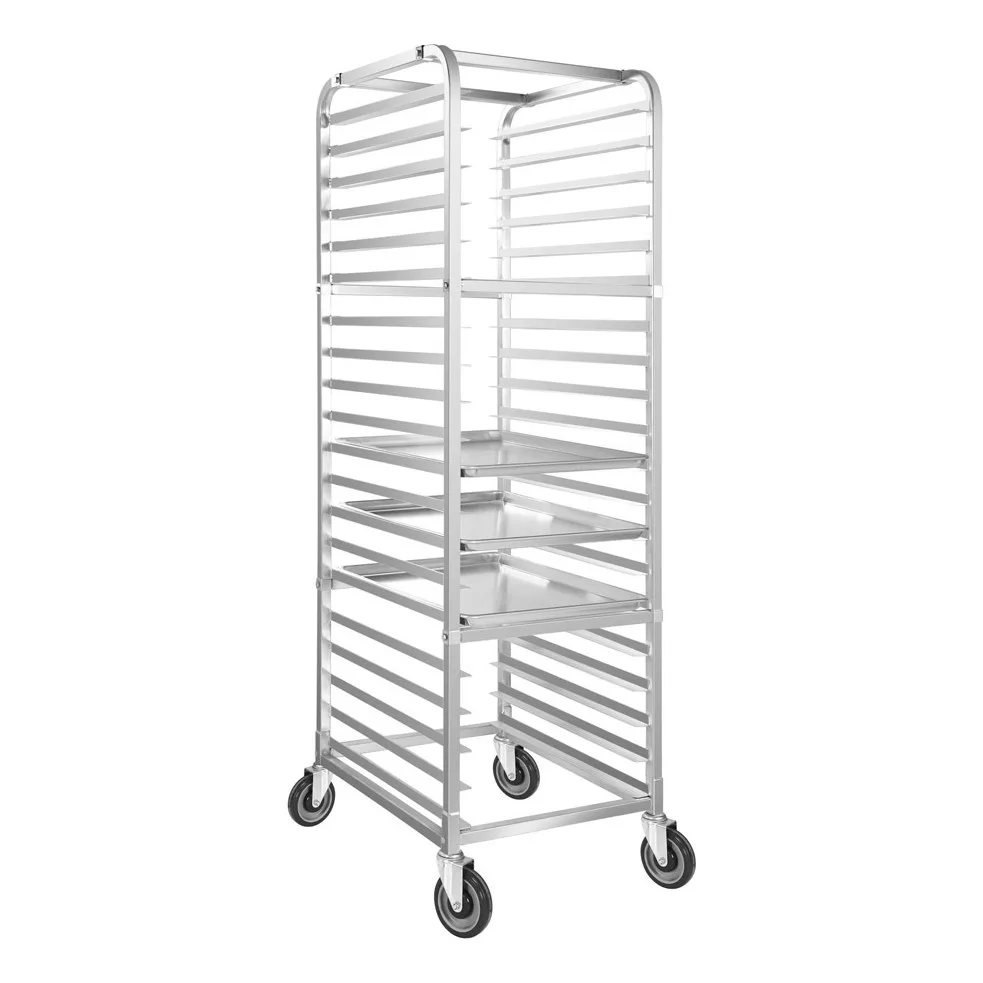 Atosa USA MPRA-20, 20 Pan Stainless Steel End Load Reach-In Refrigerator Sheet Pan Rack - Full Size