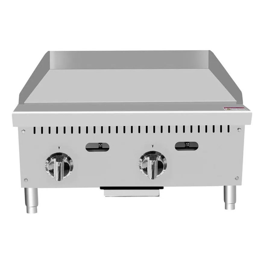 Atosa USA ATTG-24 24" Countertop Gas Griddle with Thermostatic Controls