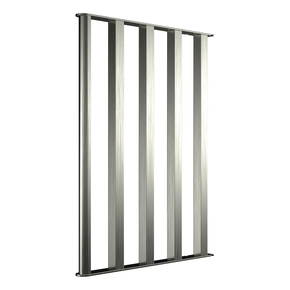 Winholt SCAS-2136-3-SU 3-Shelf Aluminum Cantilevered Tubular Starter Shelving Unit Kit - 21" x 36"