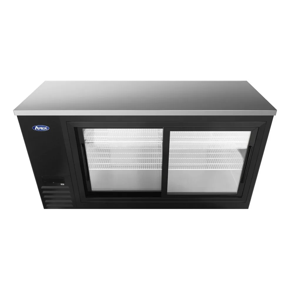 Atosa USA SBB69SGGRAUS2 Refrigerated Back Bar Cabinet