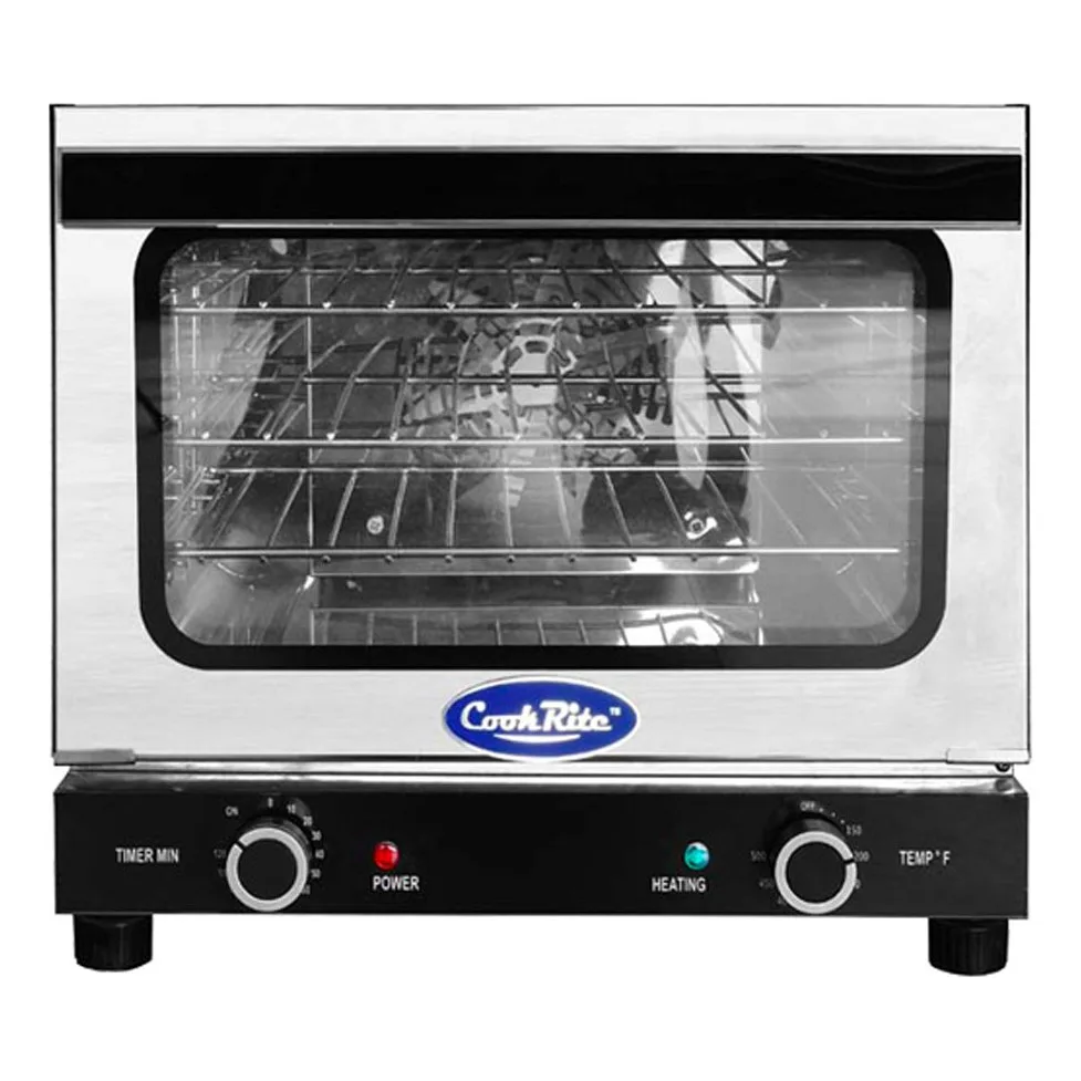 Atosa USA CTCO-50 Countertop Half Size Electric Convection Oven with Manual Controls, 1.55 kW, 120v 