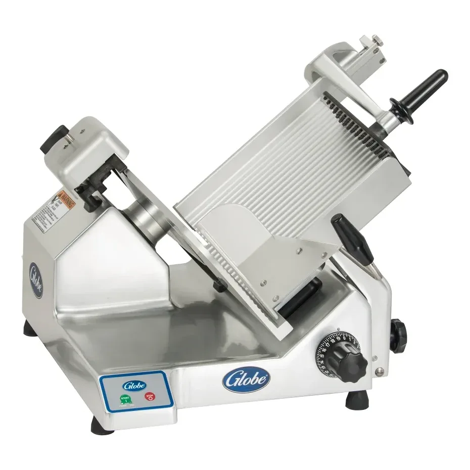 Globe S13-05 Manual Meat & Cheese w/ 13″ Blade, Belt Driven, Aluminum, 1/2 hp