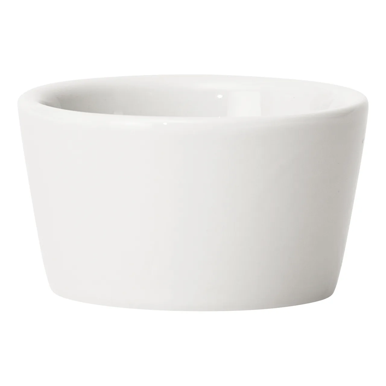 Winco PRR-2 Ramekin, 2-oz, 2-1/4" Dia x 1-1/2" H, Round White Porcelain, Plain Finish - 1 Dozen