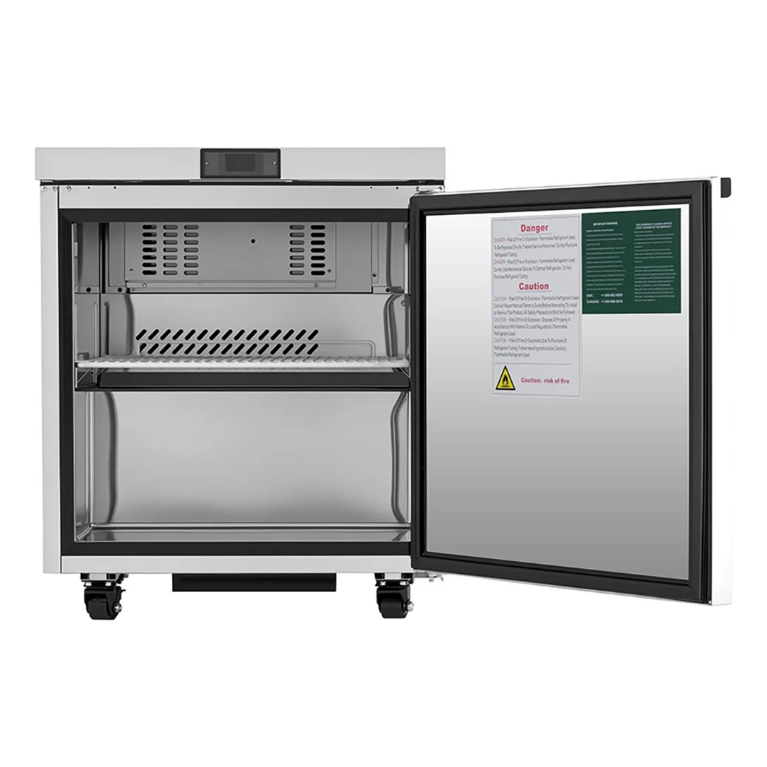 Atosa USA AUF27SD-GR Reach-In Undercounter Freezer