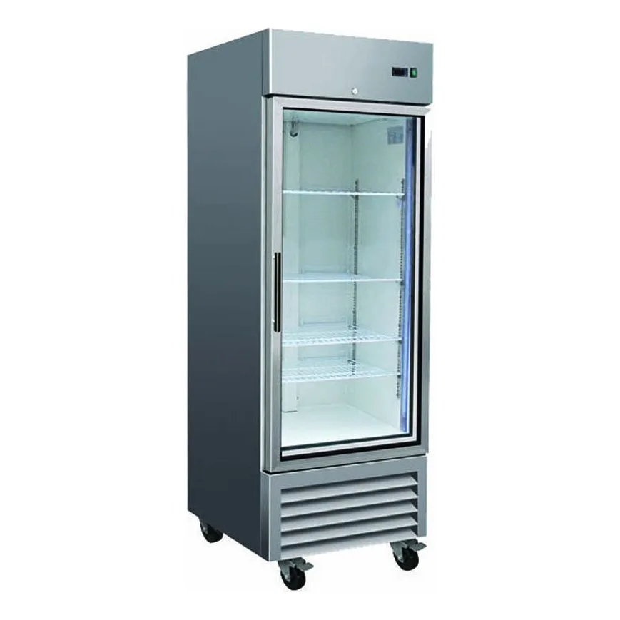 Serv-Ware RR1G-HC 26″ One Section Reach-In Refrigerator w/ Glass Door