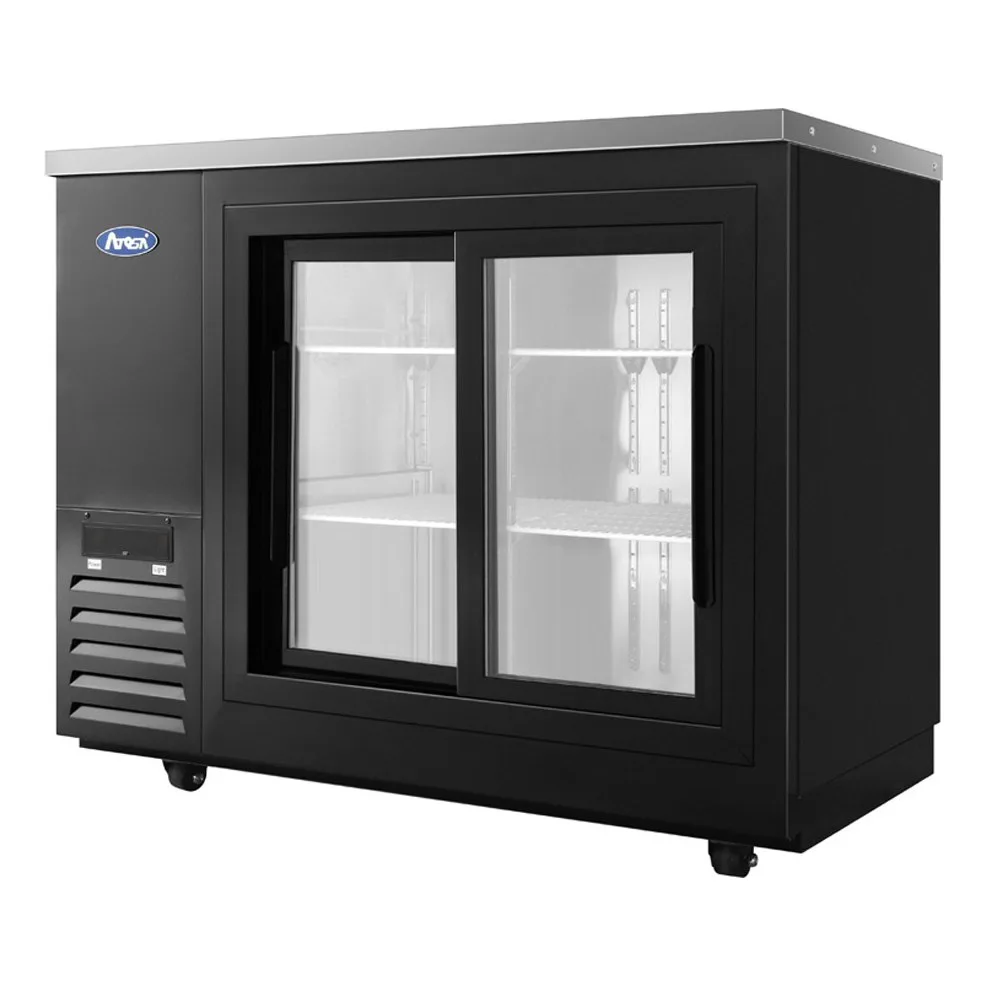 Atosa USA SBB48SGGRAUS2 Refrigerated Back Bar Cabinet