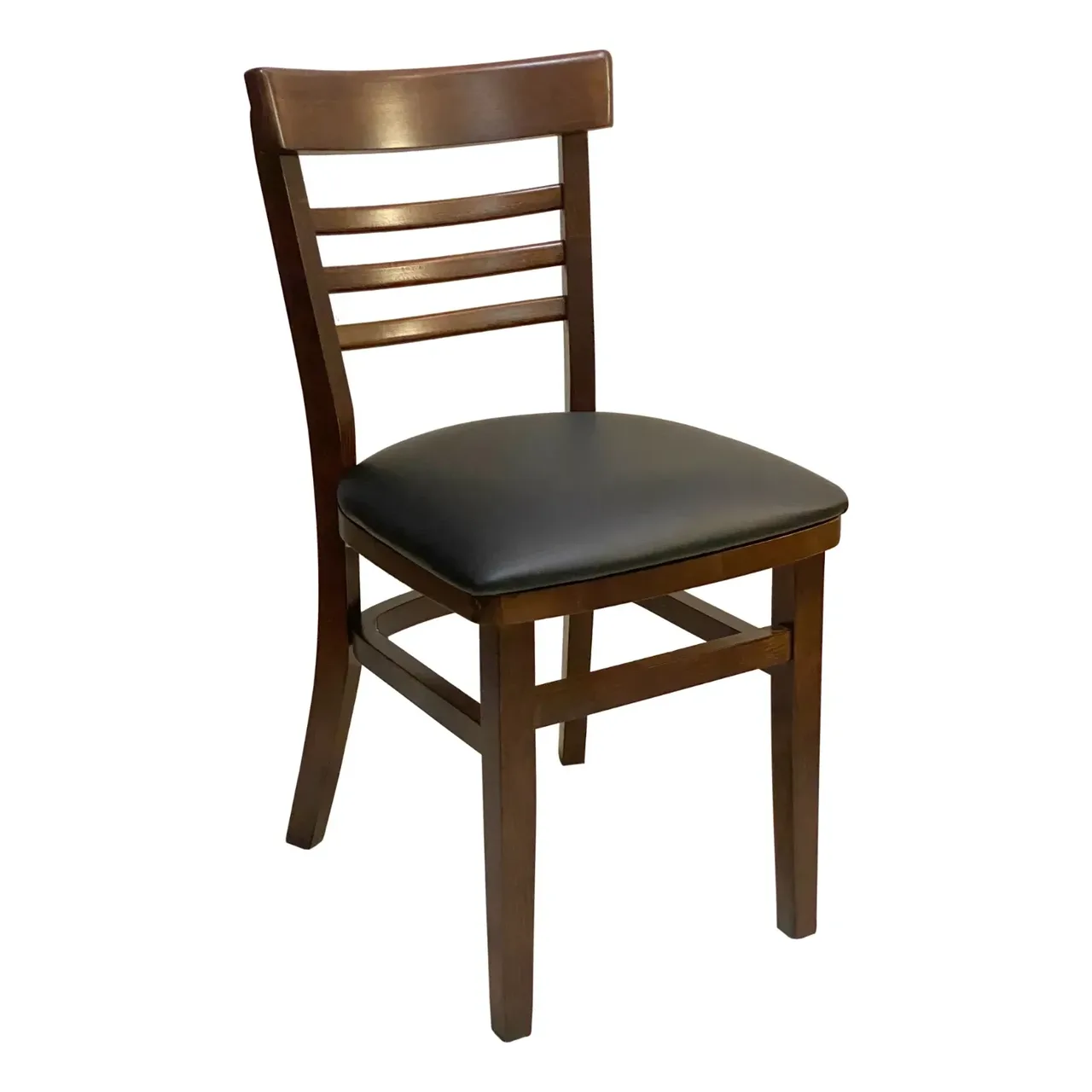 AAA Furniture Wholesale 412 GR4 Indoor Side Chair with Ladder Back and Upholstered Seat