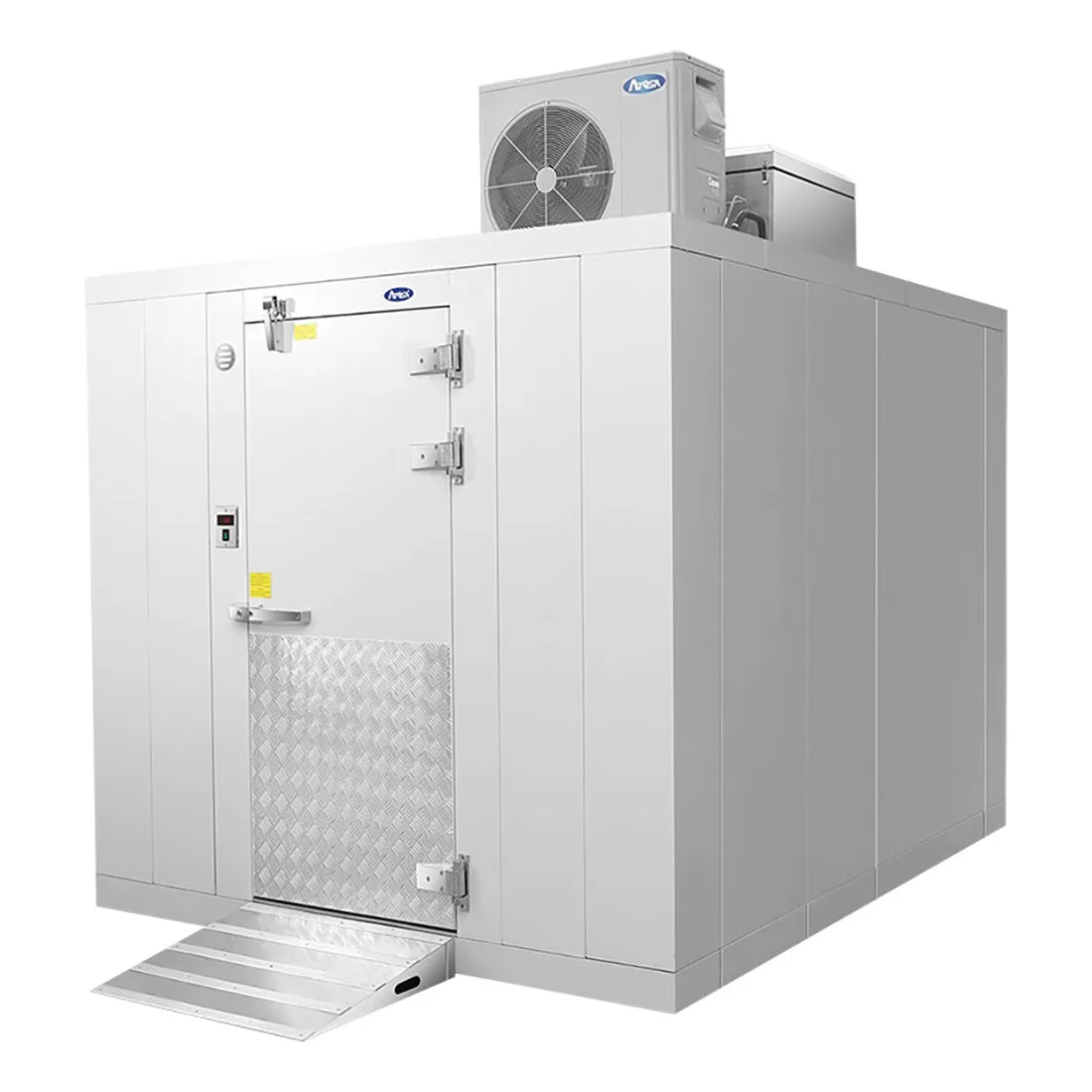 Atosa USA AWC0608TF-EL/ER Indoor 6'X8' Walk-In Cooler with Floor, Self-Contained