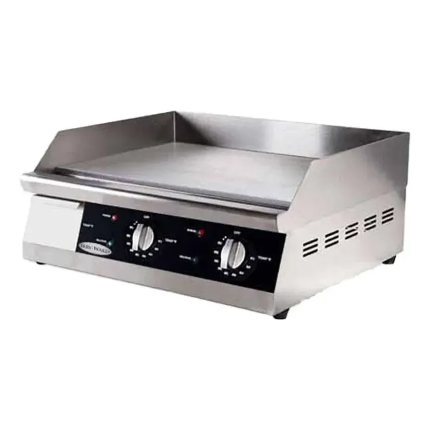 Serv-Ware ETG-24 24″ Countertop Electric Thermostatic Griddle, 24” x 15.5” Surface, 208V