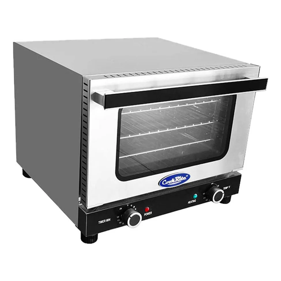 Atosa USA CTCO-50 Countertop Half Size Electric Convection Oven with Manual Controls, 1.55 kW, 120v 