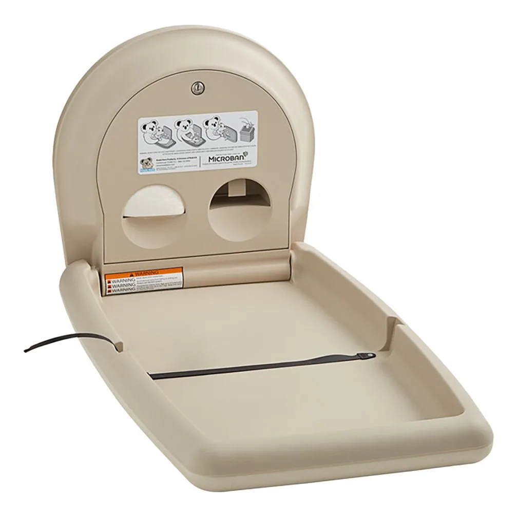 Koala KB301-00 Baby Changing Station, Vertical, Beige Wall Mount