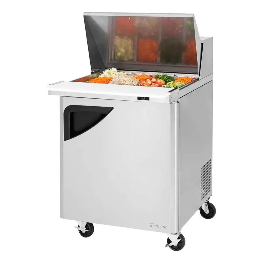 Turbo Air TST-28SD-12-N 27″ Mega Top Sandwich/Salad Prep Table w/ 1 Door, 12 Pans