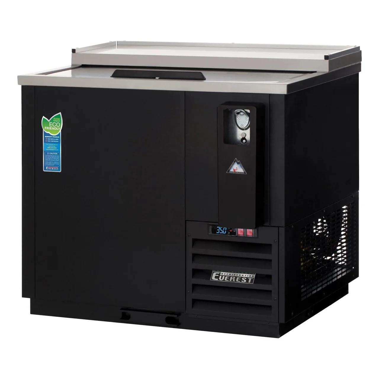 Everest EBC37 37″ Horizontal Bottle Cooler, 11.0 cu. ft.