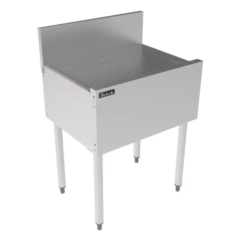 Perlick TS24DB Underbar Freestanding Drainboard – 6″ Backsplash, 24″ x 18 9/16″ 2